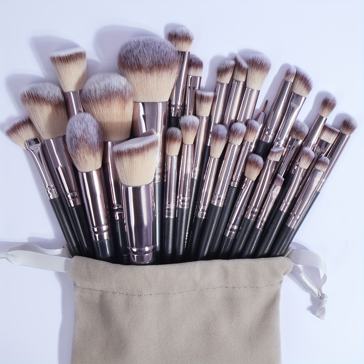 Huda Beauty Makeup Brush Set - MAANGE-Ensemble de pinceaux de maquillage professionnels,